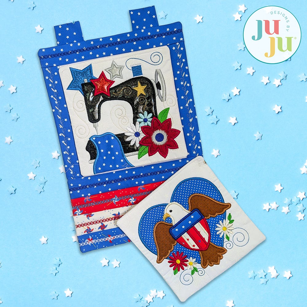 In The Hoop Star Spangled Stitches Project Set 1