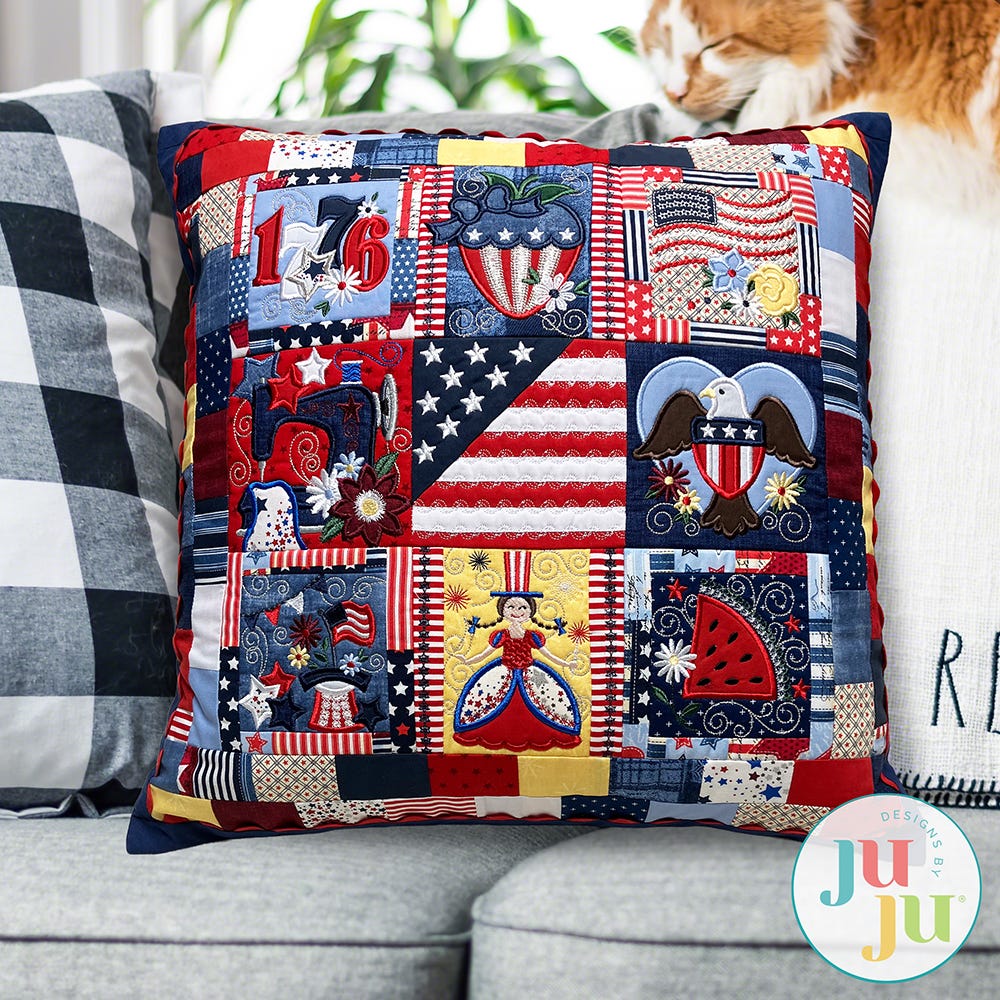 In The Hoop Star Spangled Stitches Project Set 1