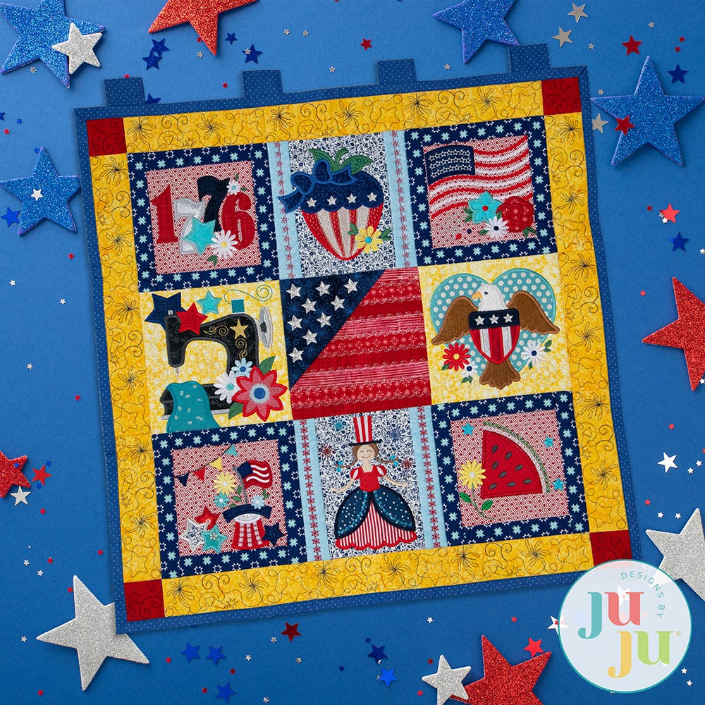 In The Hoop Star Spangled Stitches Project Set 1