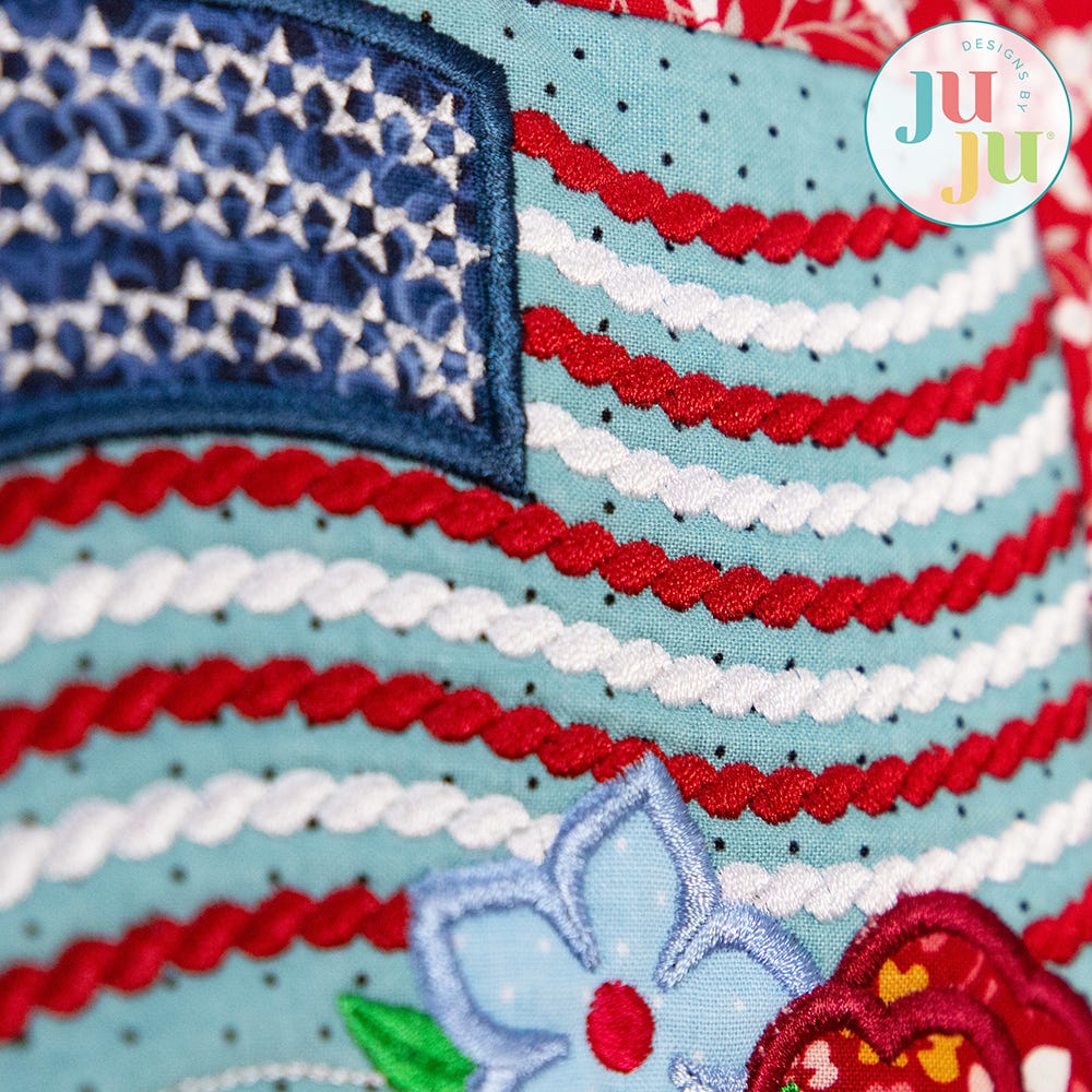 In The Hoop Star Spangled Stitches Project Set 1