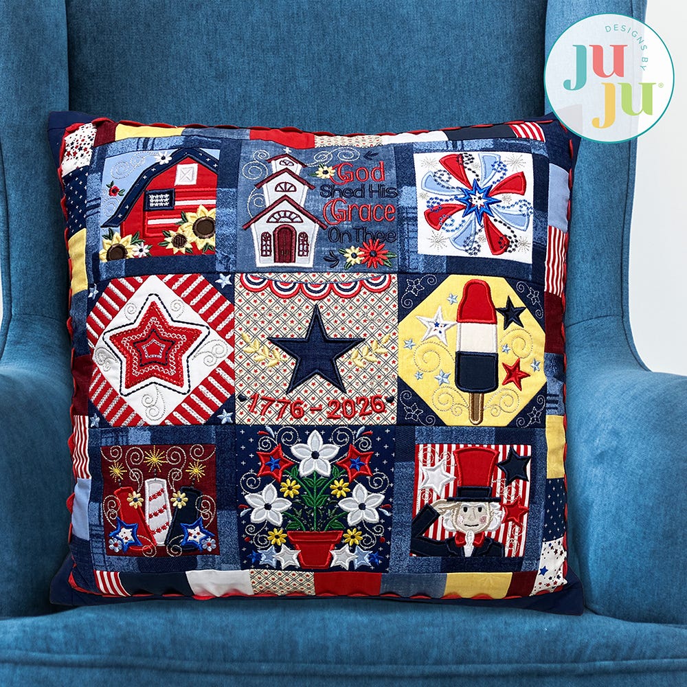 In The Hoop Star Spangled Stitches Project Set 2