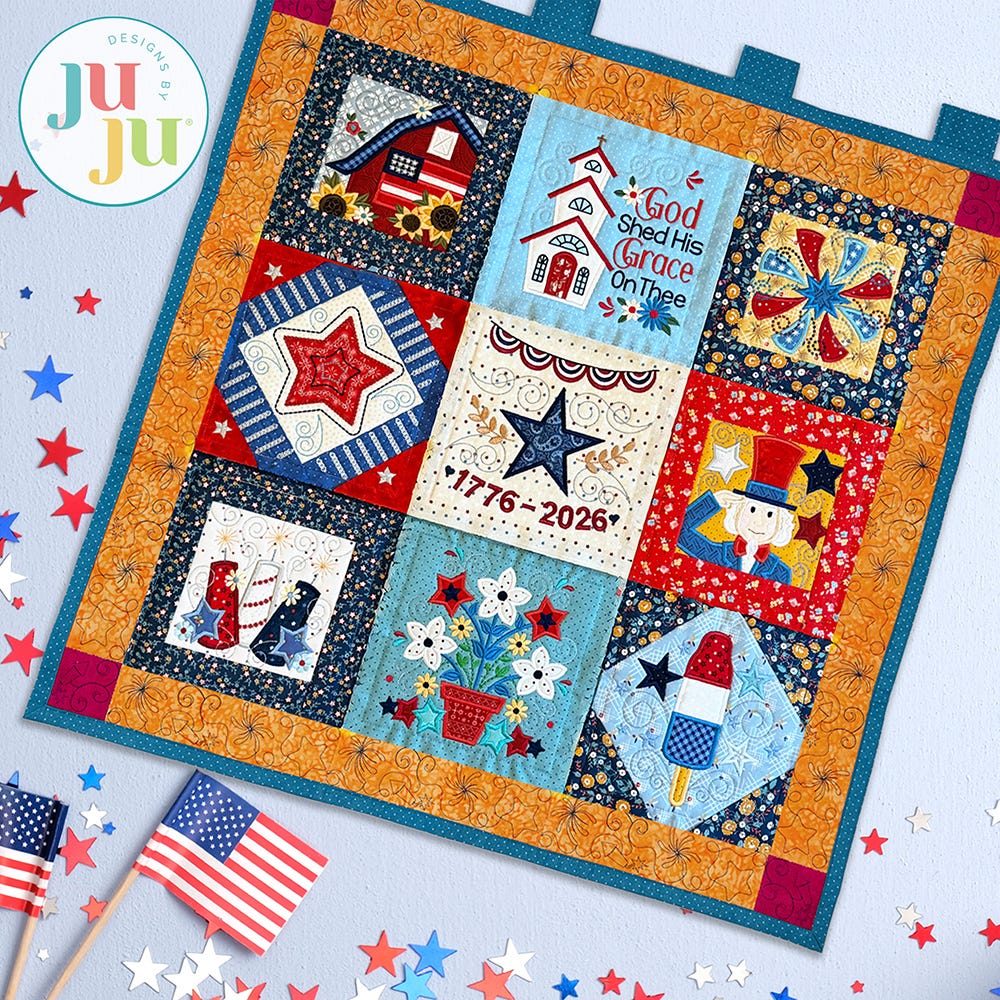 In The Hoop Star Spangled Stitches Project Set 2