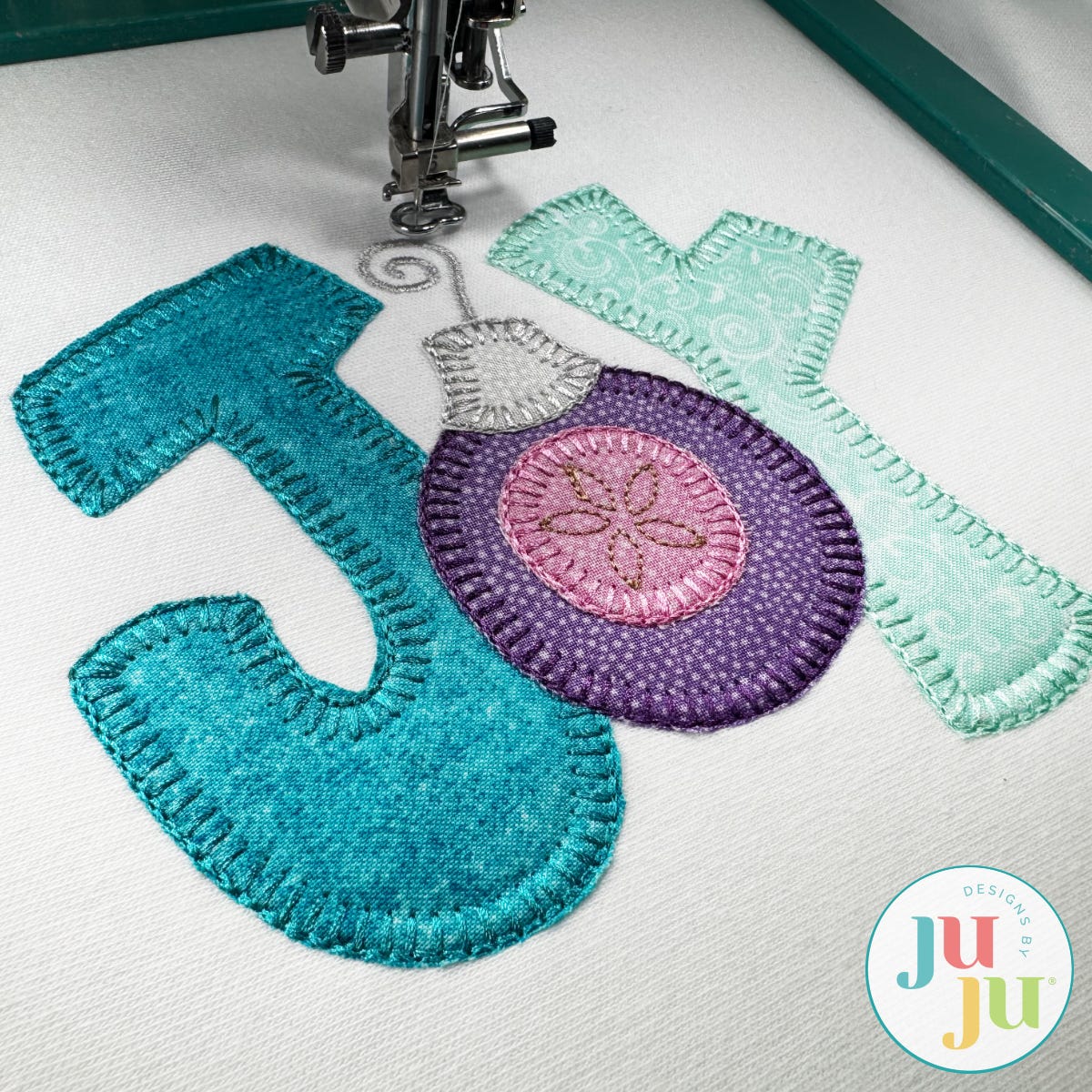 Joy and Whimsy Blanket Stitch Applique Embroidery Set 1
