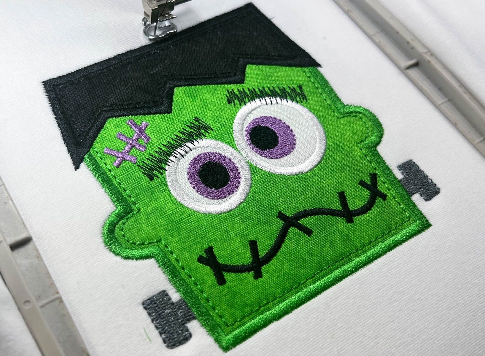 Frankiestein Applique | Machine Embroidery Designs by JuJu