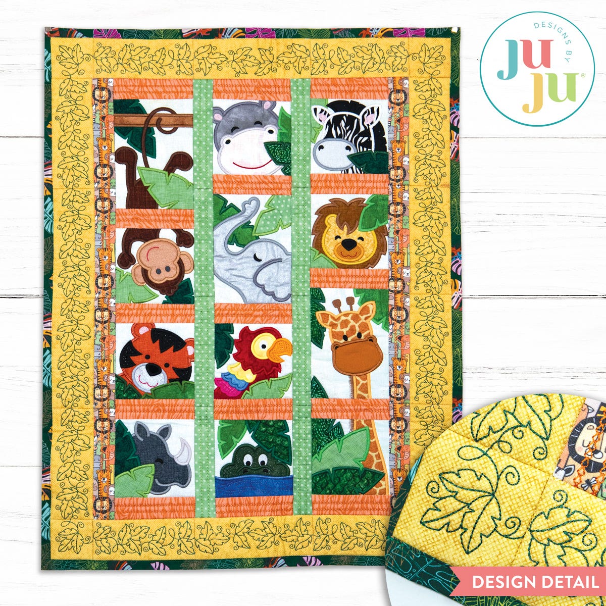 In The Hoop Safari Quilt Project