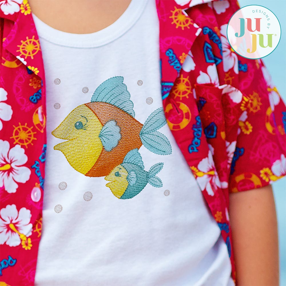 Sea Life 1 Embroidery Set