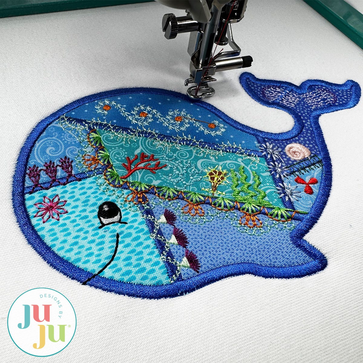 Sea Life Applique Embroidery Set 1