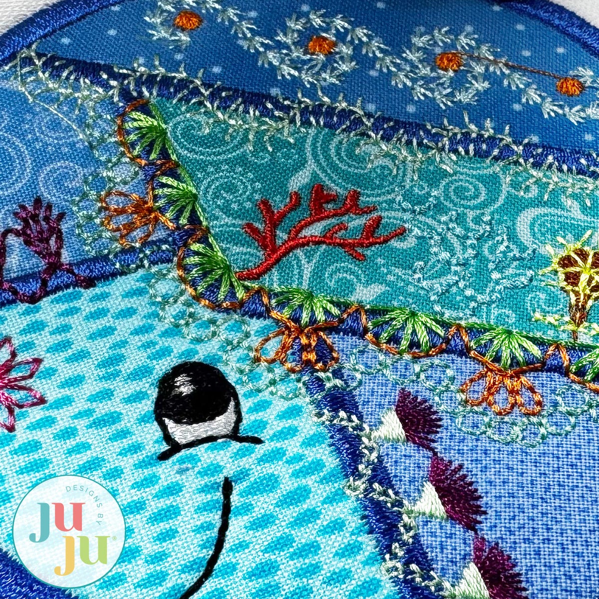 Sea Life Applique Embroidery Set 1