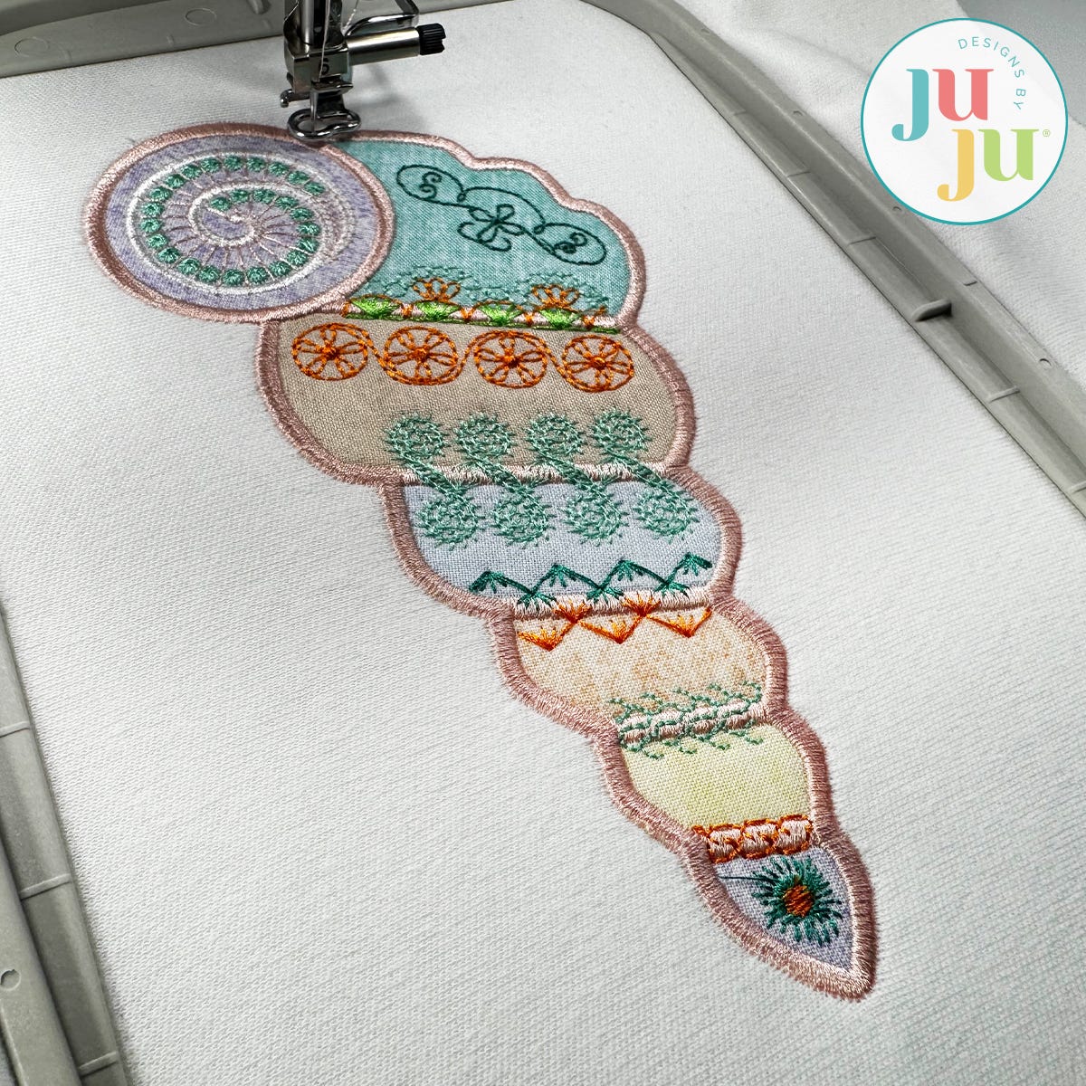 Sea Life Applique Embroidery Set 2