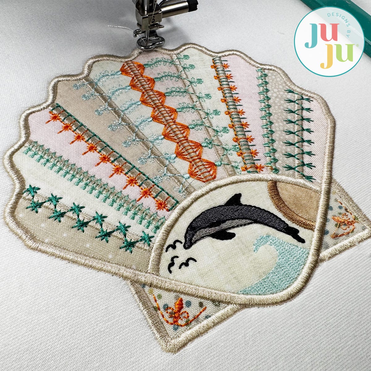 Sea Life Applique Embroidery Set 2