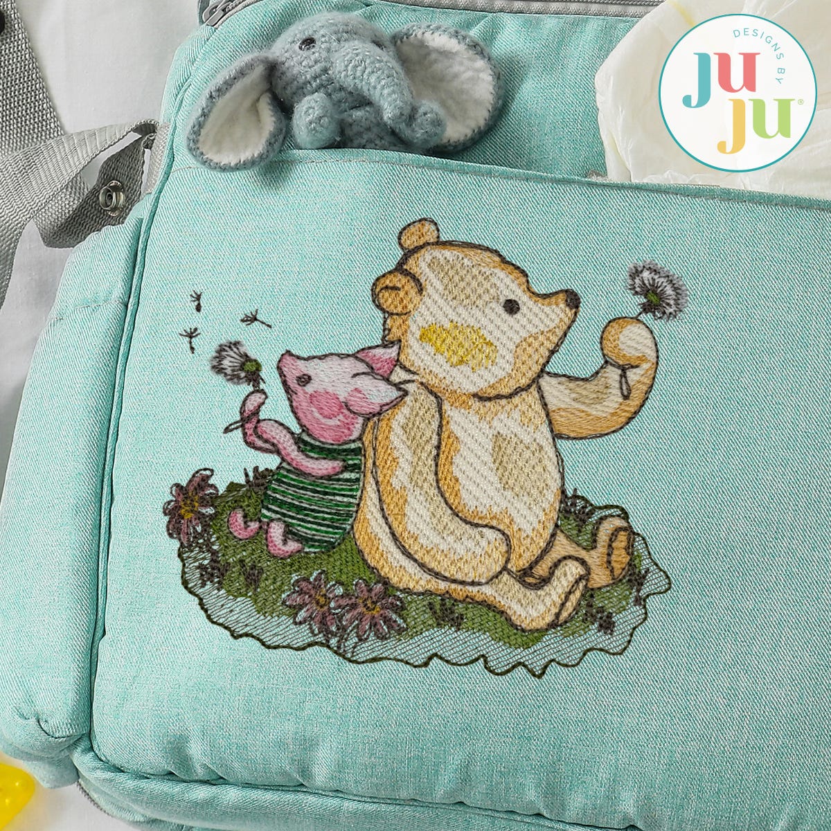 Winnie-the-Pooh and Friends Sketch Embroidery Set 2