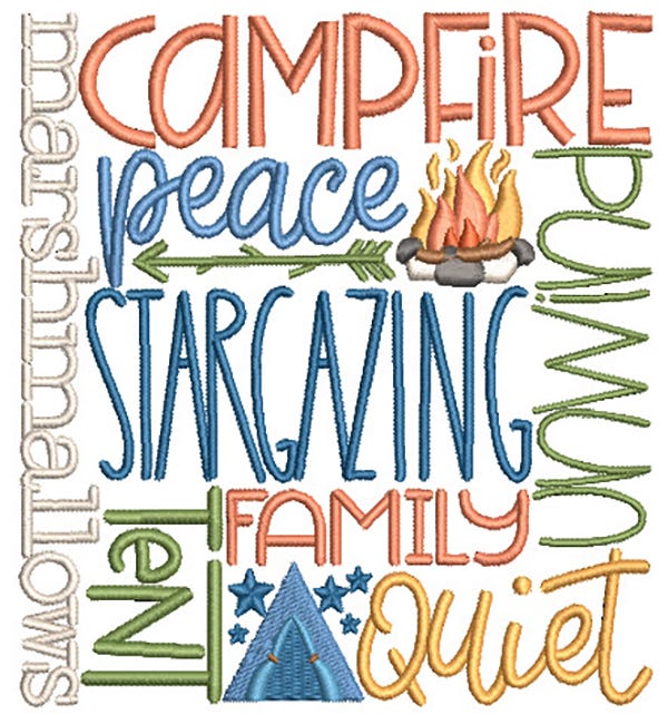 Adventure Subway Art | Machine Embroidery Designs by JuJu