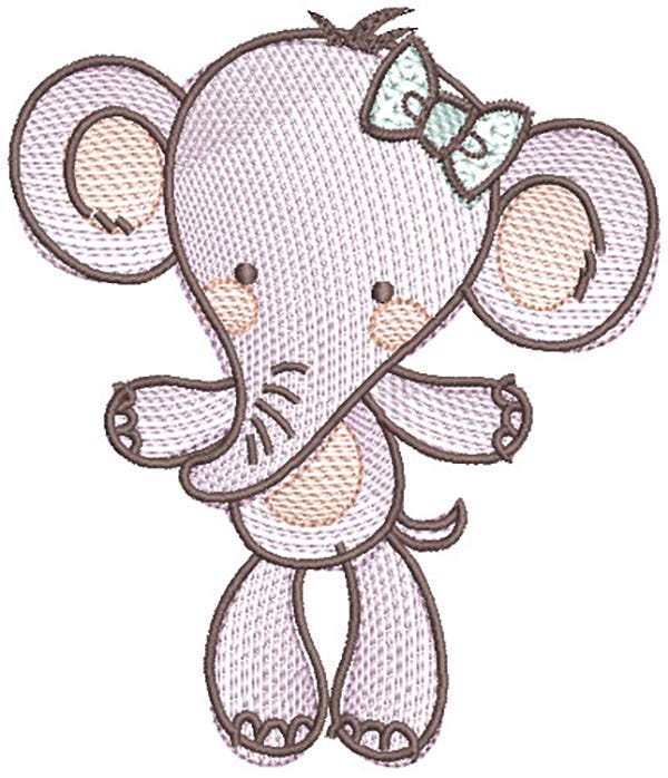 All The Critters Sketch 6 Machine Embroidery Designs by JuJu