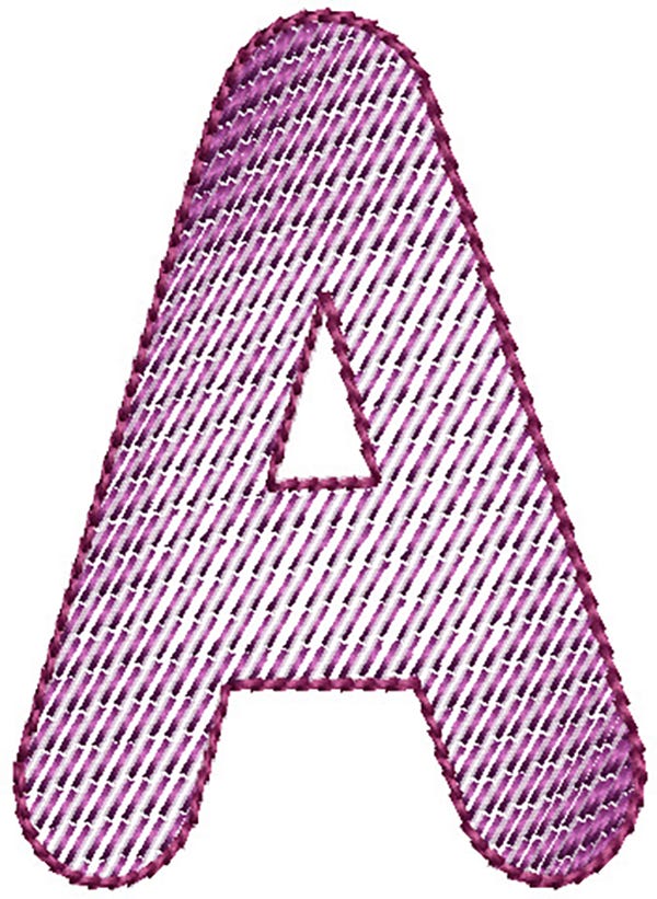 Arwin Sketch Alphabet | Machine Embroidery Designs by JuJu