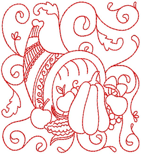 Autumn Quilt Blocks 1 Machine Embroidery Designs by JuJu