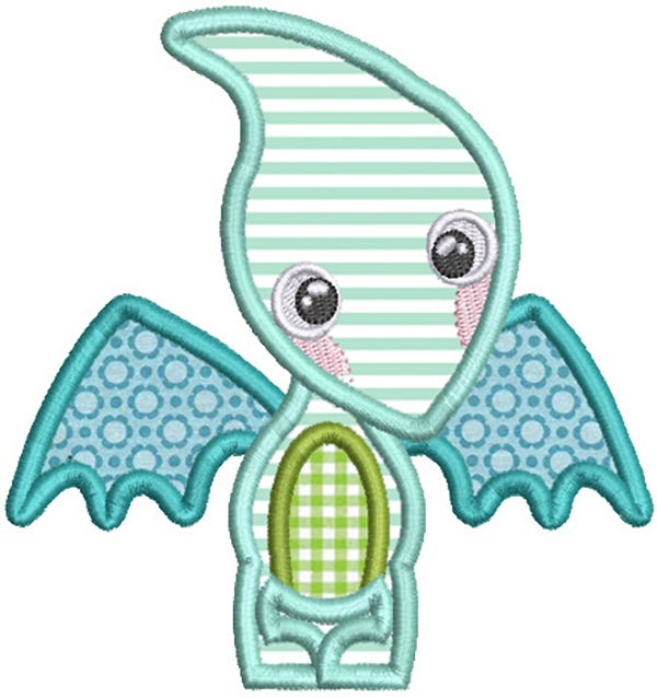 Baby Dino Rawr 1 Machine Embroidery Designs by JuJu