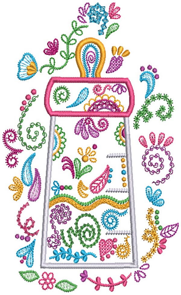 Baby Fever Doodles Machine Embroidery Designs by JuJu