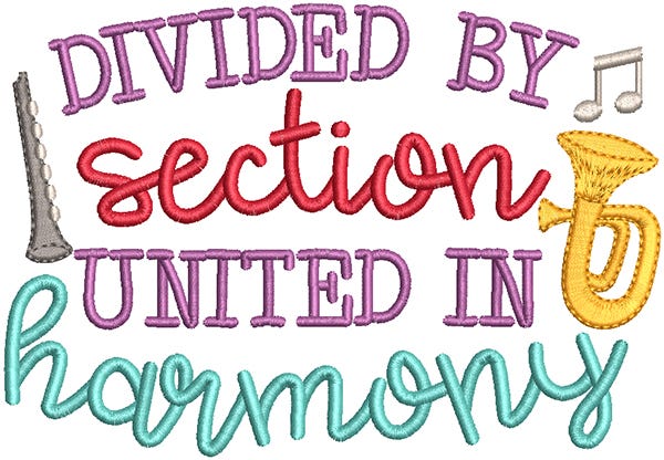 Band Word Art Machine Embroidery Designs By JuJu