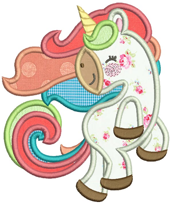 Be A Unicorn Machine Embroidery Designs By JuJu