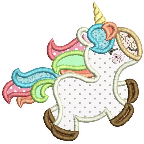 Be A Unicorn Machine Embroidery Designs By JuJu