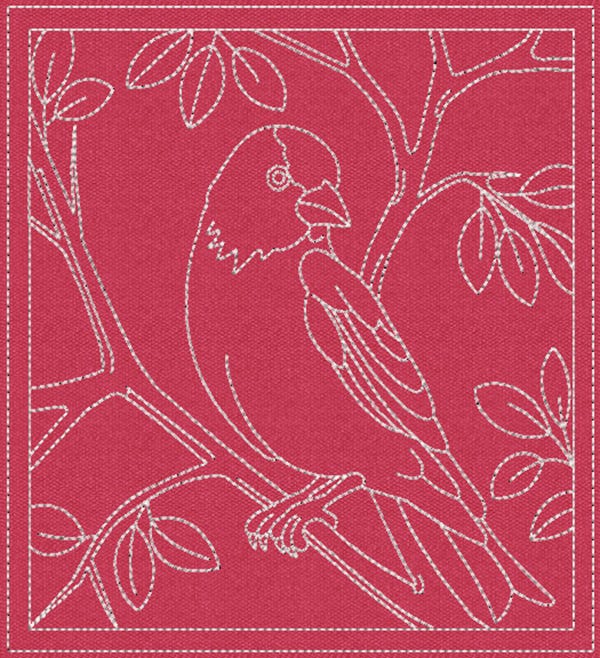 Beautiful Birds Quilt Blocks 2 | Machine Embroidery Designs by JuJu