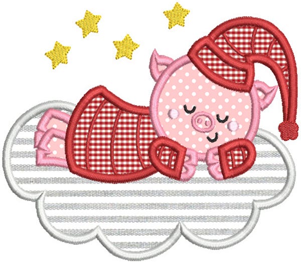 Bedtime Animals Applique 1 | Machine Embroidery Designs by JuJu