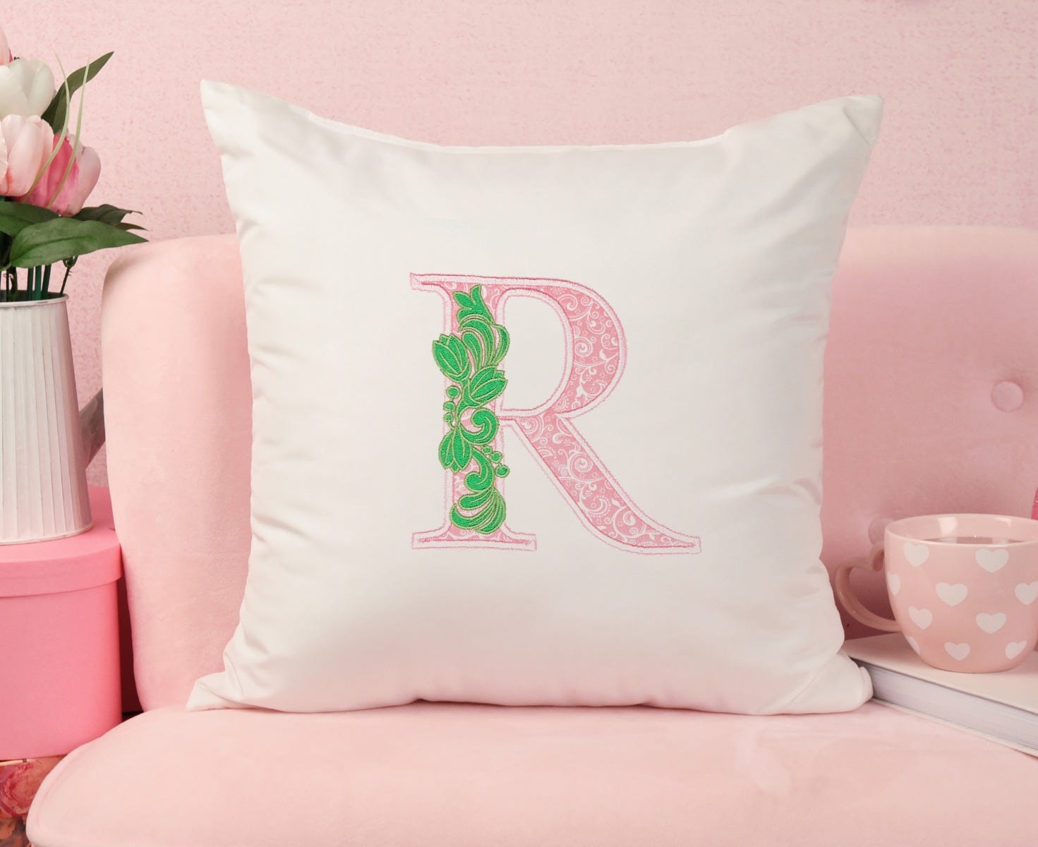 Bethany Monogram | Machine Embroidery Designs by JuJu