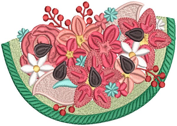 Blooming Summer | Machine Embroidery Designs by JuJu