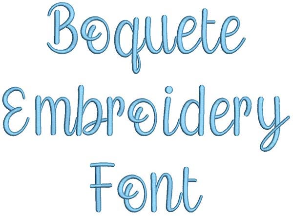 Boquete Embroidery Font | Machine Embroidery Designs by JuJu