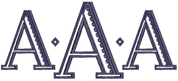 Carrington Monogram | Machine Embroidery Designs by JuJu