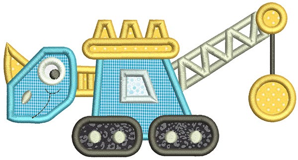 Constructasaurus Applique Machine Embroidery Designs By JuJu