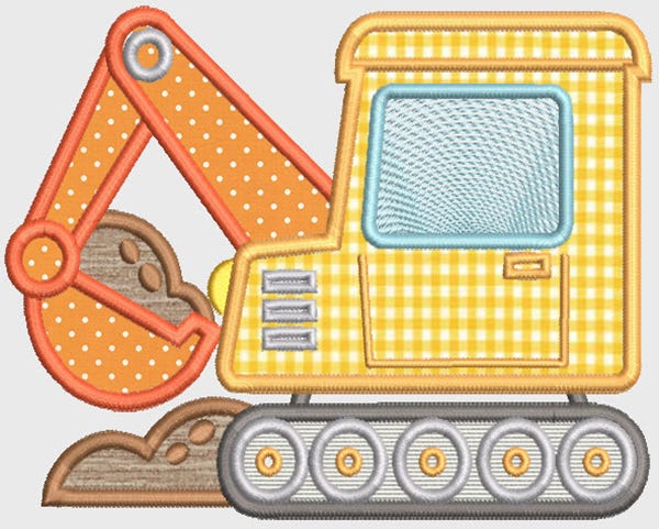 Construction Zone Machine Embroidery Designs by JuJu