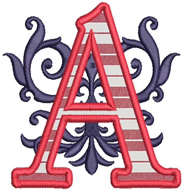 Corinthia Monogram Digital Embroidery Machine Designs by JuJu