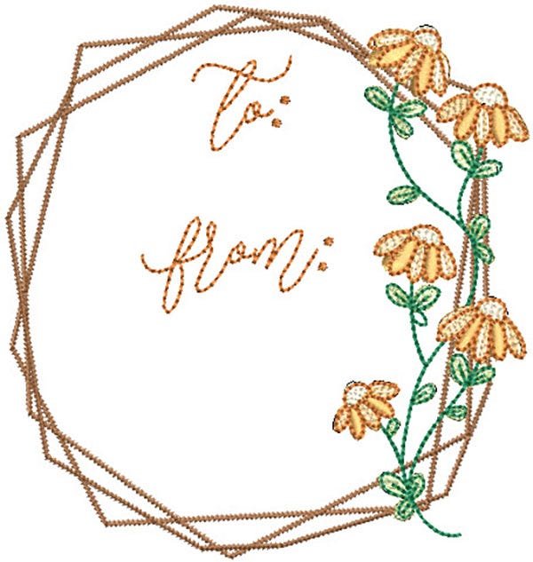 Customizable Quilt Labels 2 | Machine Embroidery Designs by JuJu