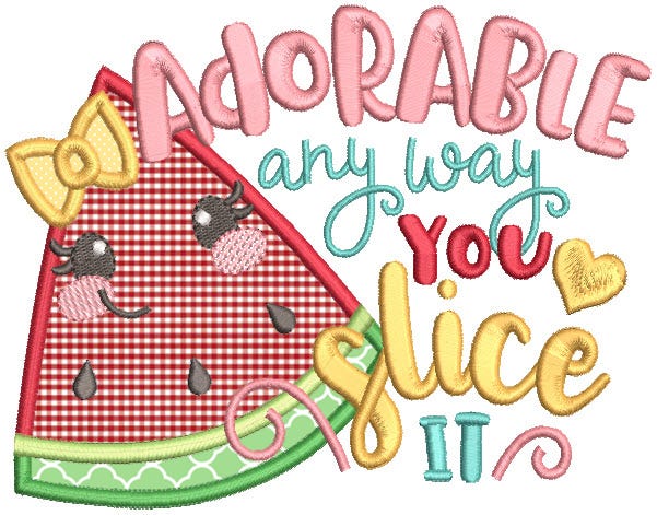 Cute Fruit Machine Embroidery Designs By JuJu