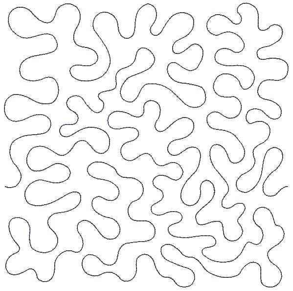 Big Stipple End-to-End Quilting | Machine Embroidery Designs by JuJu