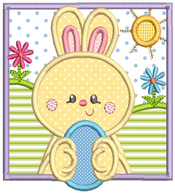 Easter Squares 1 Machine Embroidery Designs By JuJu