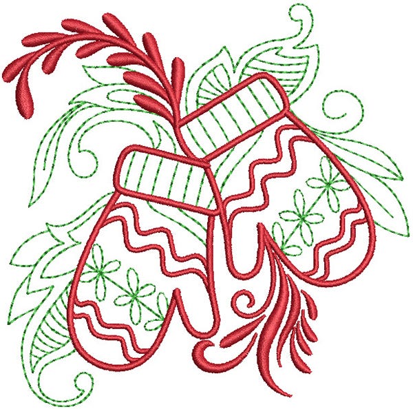 Elegant Christmas Motifs 3 Machine Embroidery Designs by JuJu