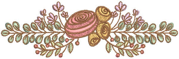 Elegant Floral Borders | Machine Embroidery Designs by JuJu