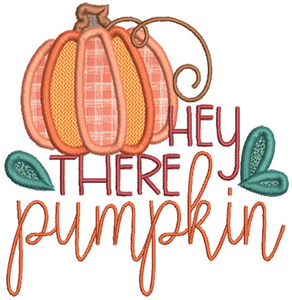 Fall Fun Word Art 2 Machine Embroidery Designs by JuJu