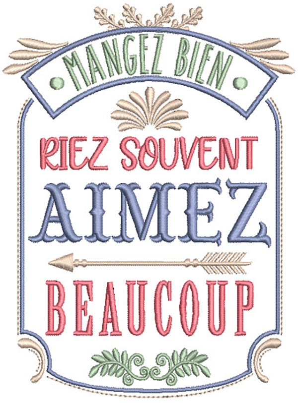 Farm Fresh Restaurant 2 Digital Embroidery Designs by JuJu 