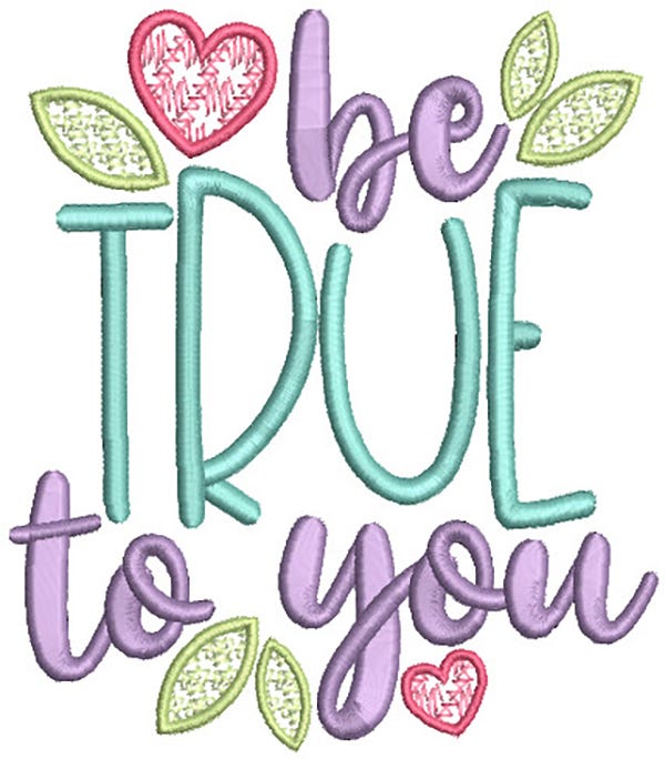 Feel Good Word Art 1 Machine Embroidery Designs by JuJu