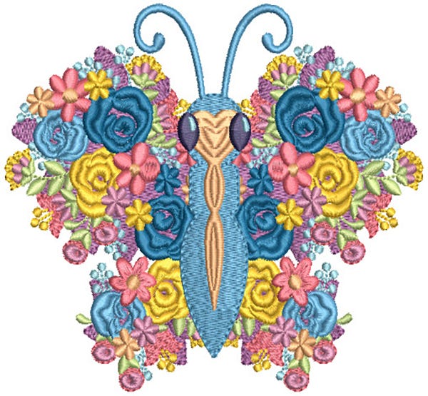 Floral Critters | Machine Embroidery Designs by JuJu