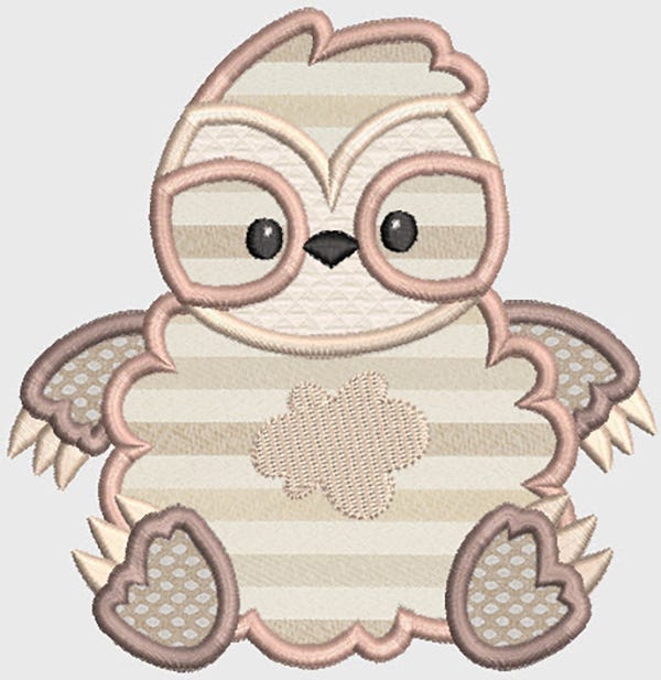 Fluffy Hair Friends Applique Machine Embroidery Designs by JuJu 