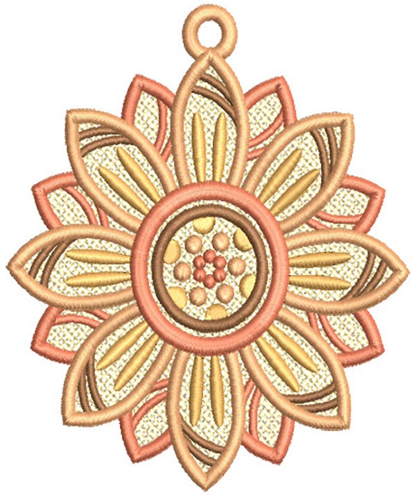 Free Standing Lace Flowers 3 | Machine Embroidery Designs by JuJu