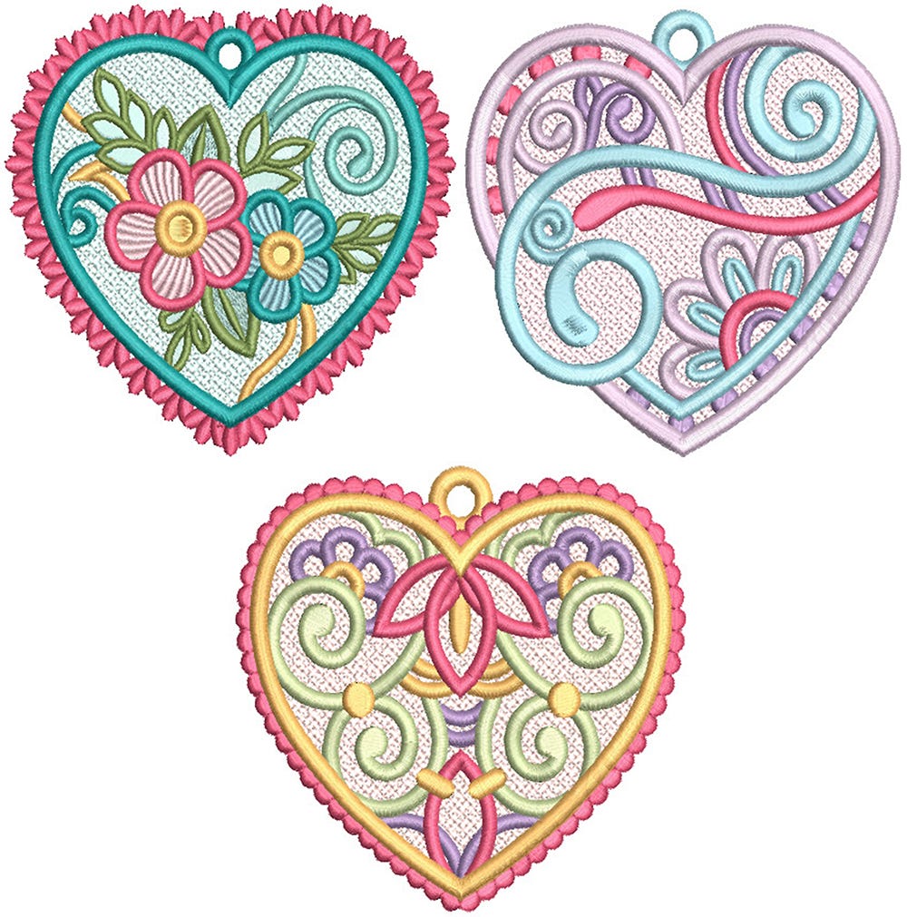Free Standing Lace 4 | Machine Embroidery Designs by JuJu