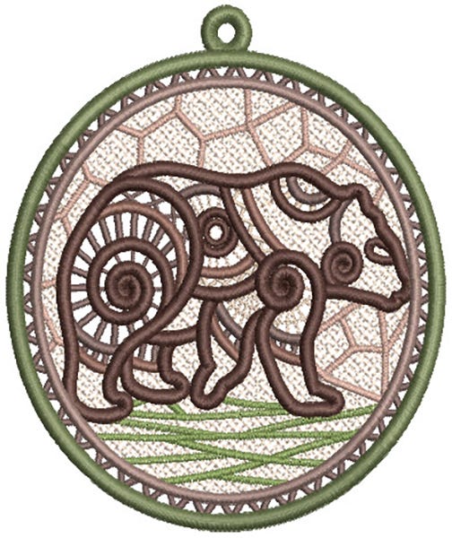 Free Standing Lace Woodland Animals 1 | Machine Embroidery Designs by JuJu