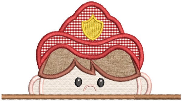 Fun Hat Peekers 1 Machine Embroidery Designs by JuJu