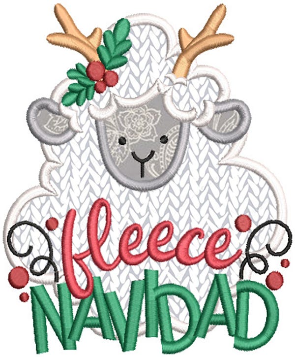 Funny Christmas Sayings Machine Embroidery Designs by JuJu