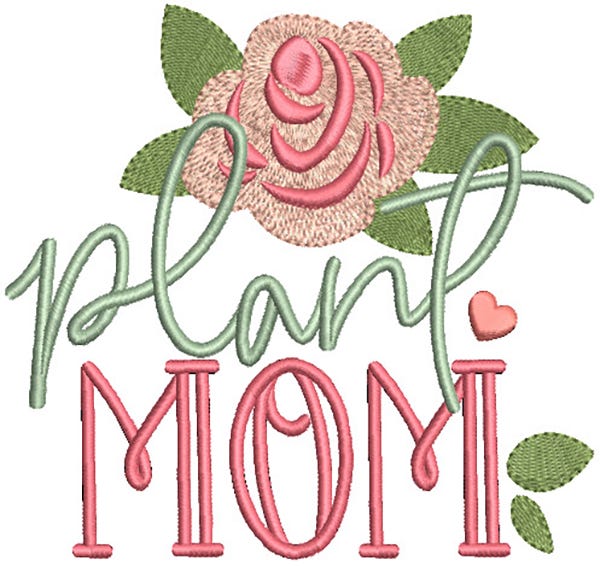 Gardening Word Art 1 | Machine Embroidery Designs by JuJu